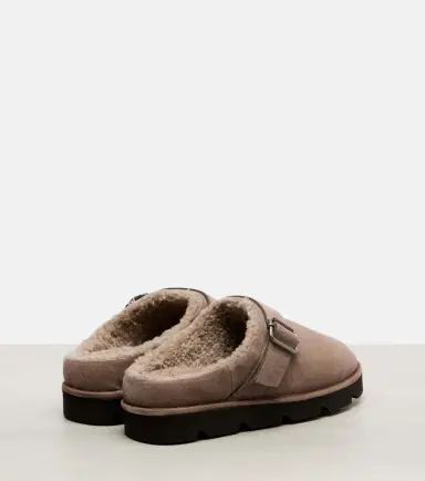Brunello Cucinelli Monili suede slippers | Thumbnail 3 Brunello Cucinelli Monili suede slippers | Thumbnail 3