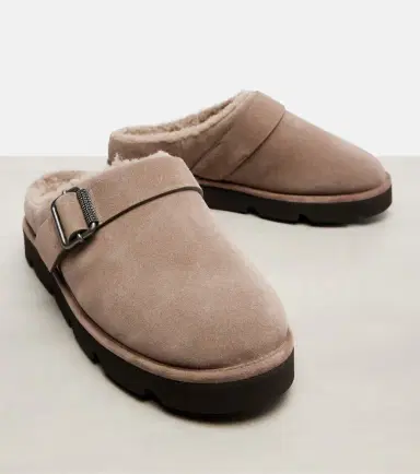 Brunello Cucinelli Monili suede slippers | Thumbnail 4 Brunello Cucinelli Monili suede slippers | Thumbnail 4