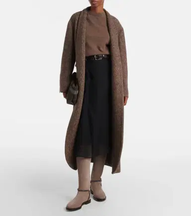 Brunello Cucinelli Monili suede knee-high boots | Thumbnail 5