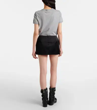 Dolce & Gabbana Duchesse silk-blend satin miniskirt | Thumbnail 4
