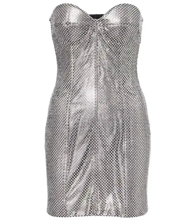 Dolce & Gabbana Embellished corset minidress