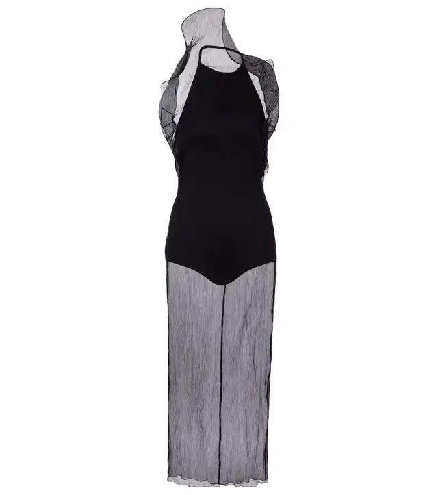 Magda Butrym Sheer silk organza midi dress