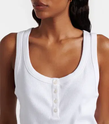 Veronica Beard Abbott cotton-blend tank top | Thumbnail 4 Veronica Beard Abbott cotton-blend tank top | Thumbnail 4