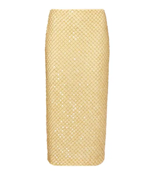 Veronica Beard Allora beaded midi skirt