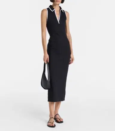 Veronica Beard Darien cotton-blend polo dress | Thumbnail 3 Veronica Beard Darien cotton-blend polo dress | Thumbnail 3