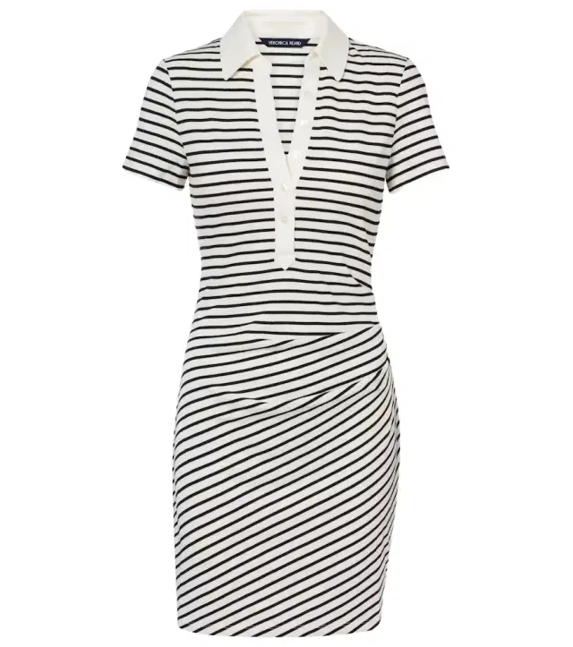 Lanier striped minidress