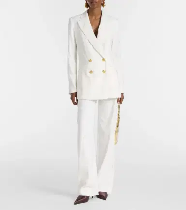 Veronica Beard Dale linen-blend blazer | Thumbnail 6 Veronica Beard Dale linen-blend blazer | Thumbnail 6