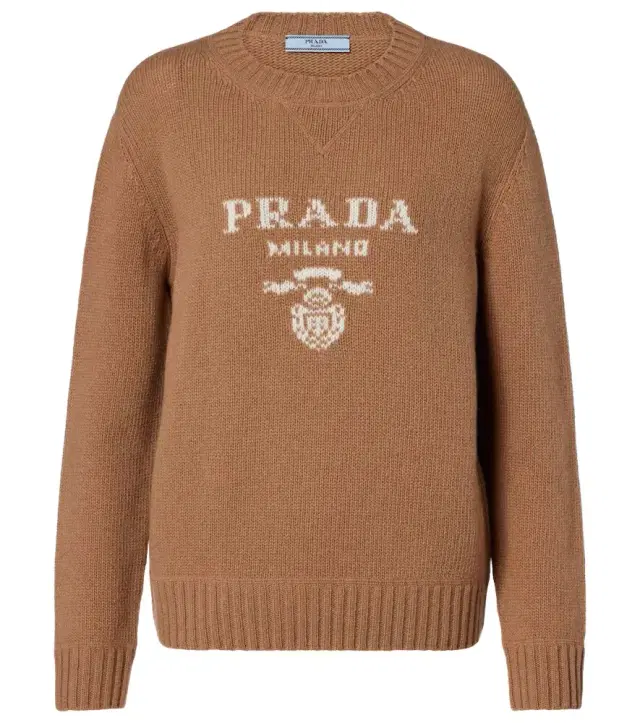 Logo wool and cashmere sweater