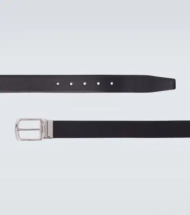 Prada Reversible Saffiano and leather belt | Thumbnail 2 Prada Reversible Saffiano and leather belt | Thumbnail 2