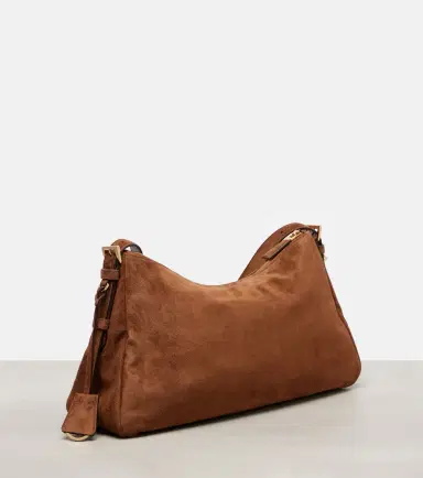 Prada Aimée Large suede shoulder bag | Thumbnail 2