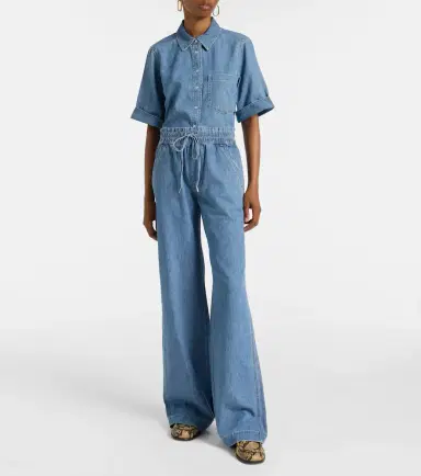 Veronica Beard Dunford wide-leg jeans | Thumbnail 6