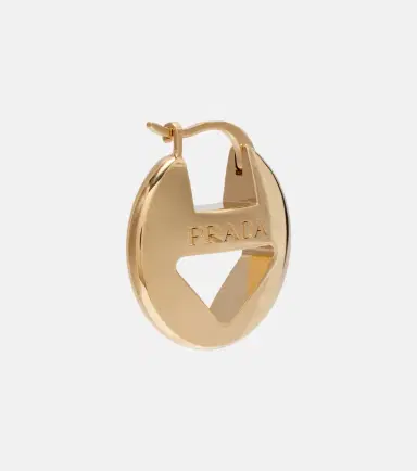 Prada Cutout logo earrings | Thumbnail 3 Prada Cutout logo earrings | Thumbnail 3