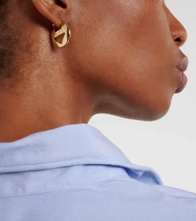 Prada Cutout logo earrings | Thumbnail 6 Prada Cutout logo earrings | Thumbnail 6