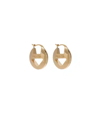 Prada Cutout logo earrings | Thumbnail 1 Prada Cutout logo earrings | Thumbnail 1