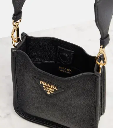 Prada Mini leather shoulder bag | Thumbnail 2 Prada Mini leather shoulder bag | Thumbnail 2