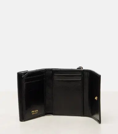 Prada Logo leather wallet | Thumbnail 3