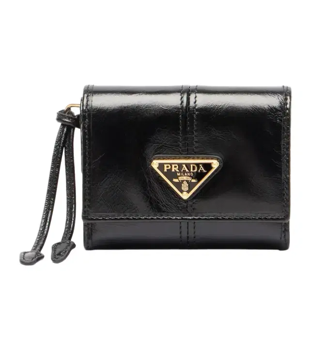 Prada Logo leather wallet