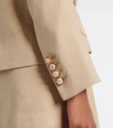 Veronica Beard Schuyler linen-blend blazer | Thumbnail 6 Veronica Beard Schuyler linen-blend blazer | Thumbnail 6