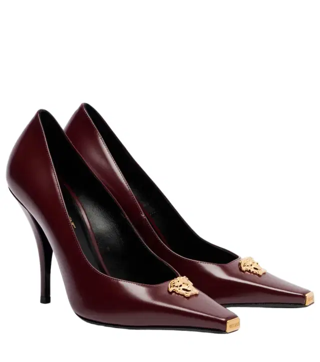 Versace La Medusa 105 leather pumps