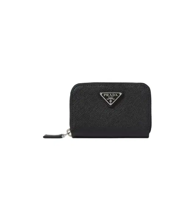 Logo Saffiano leather coin purse