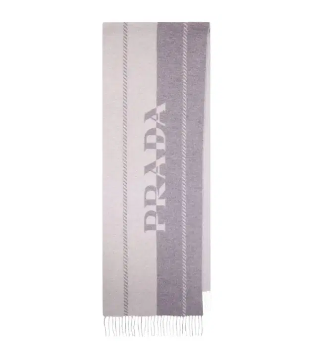 Logo wool scarf