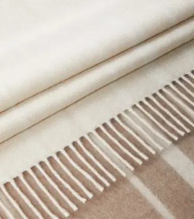 Loro Piana Dégradé striped cashmere throw | Thumbnail 5