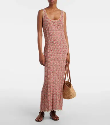 Rixo Bondi open-knit cotton maxi dress | Thumbnail 2