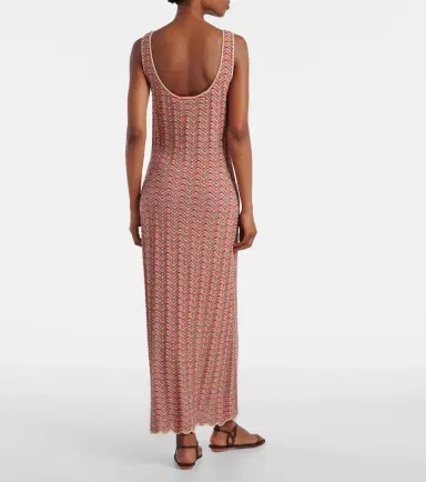 Rixo Bondi open-knit cotton maxi dress | Thumbnail 4