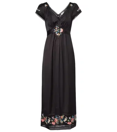 Rixo Carey floral satin maxi dress | Thumbnail 1