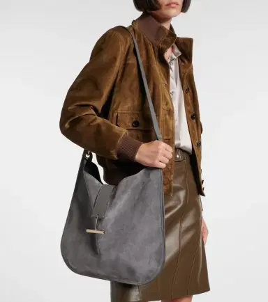 Tom Ford Tara Large suede crossbody bag | Thumbnail 5 Tom Ford Tara Large suede crossbody bag | Thumbnail 5