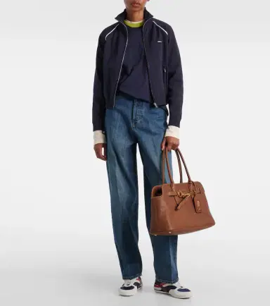 Miu Miu Aventure Large leather tote bag | Thumbnail 4 Miu Miu Aventure Large leather tote bag | Thumbnail 4