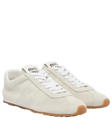 Miu Miu Plume suede sneakers | Thumbnail 1