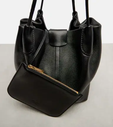 Loro Piana Bale Softy Small leather bucket bag | Thumbnail 3 Loro Piana Bale Softy Small leather bucket bag | Thumbnail 3