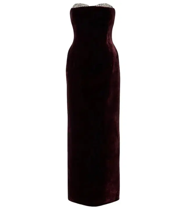 The New Arrivals Ilkyaz Ozel Noélie embellished velvet gown