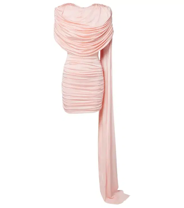 The New Arrivals Ilkyaz Ozel Khara draped gathered minidress