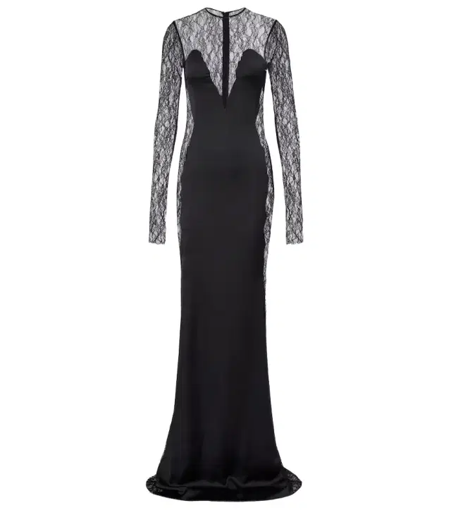 The New Arrivals Ilkyaz Ozel Silk lace gown