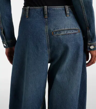 Alaïa Alaïa Mid-rise barrel-leg jeans | Thumbnail 5 Alaïa Alaïa Mid-rise barrel-leg jeans | Thumbnail 5