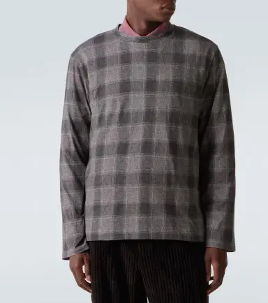 Our Legacy Box checked cotton jersey T-shirt | Thumbnail 5