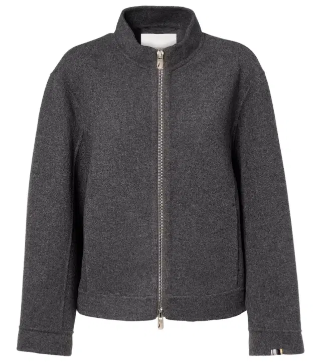 Extreme Cashmere Motor wool and cashmere bomber jacket