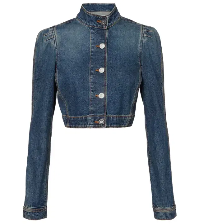 Alaia Alaïa Cropped denim jacket