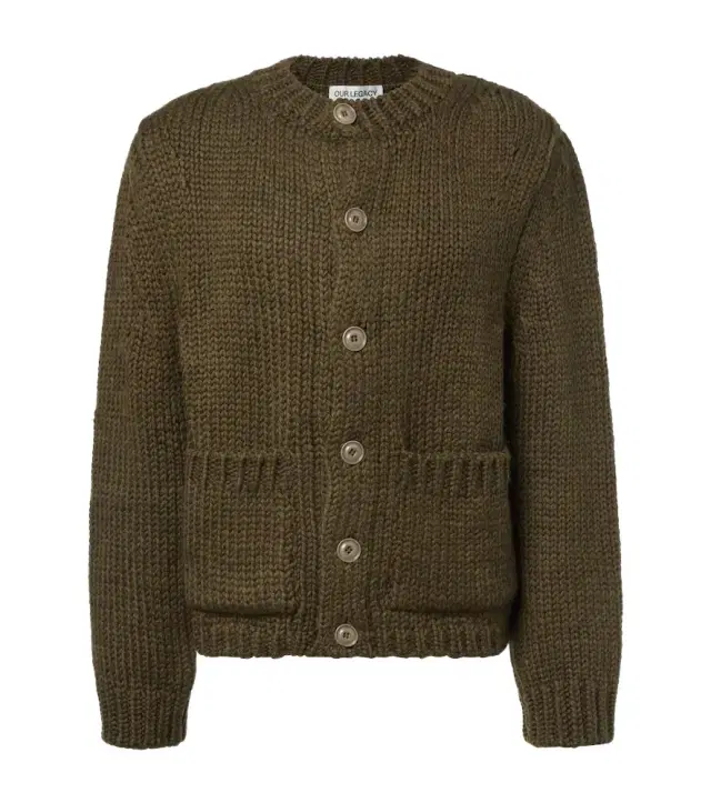 Our Legacy Over wool and alpaca cardigan