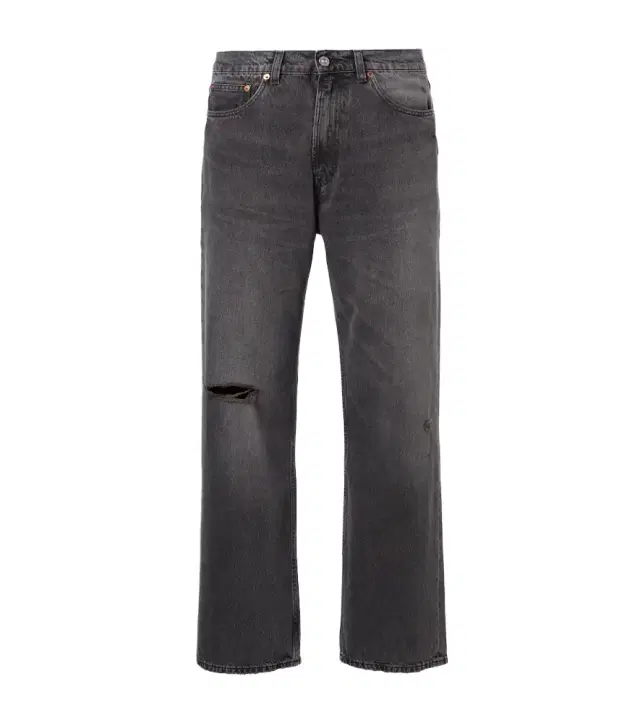 Our Legacy Third Cut distressed wide-leg jeans