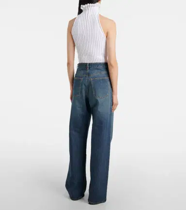 Alaïa Alaïa Low-rise straight jeans | Thumbnail 3
