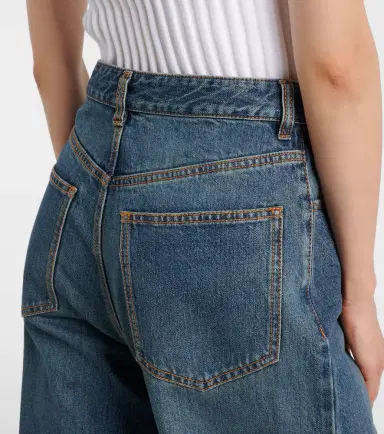 Alaïa Alaïa Low-rise straight jeans | Thumbnail 6
