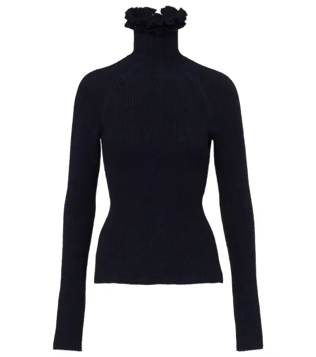 Alaïa Wool and silk-blend turtleneck sweater