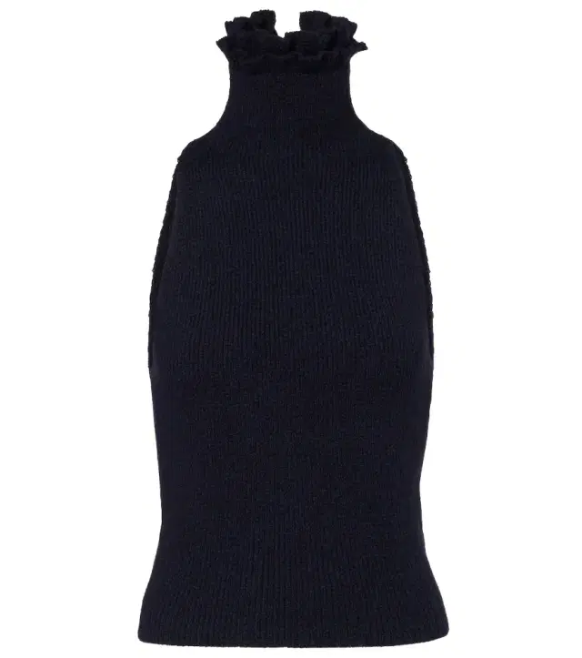 Alaia Alaïa Wool and silk-blend turtleneck top