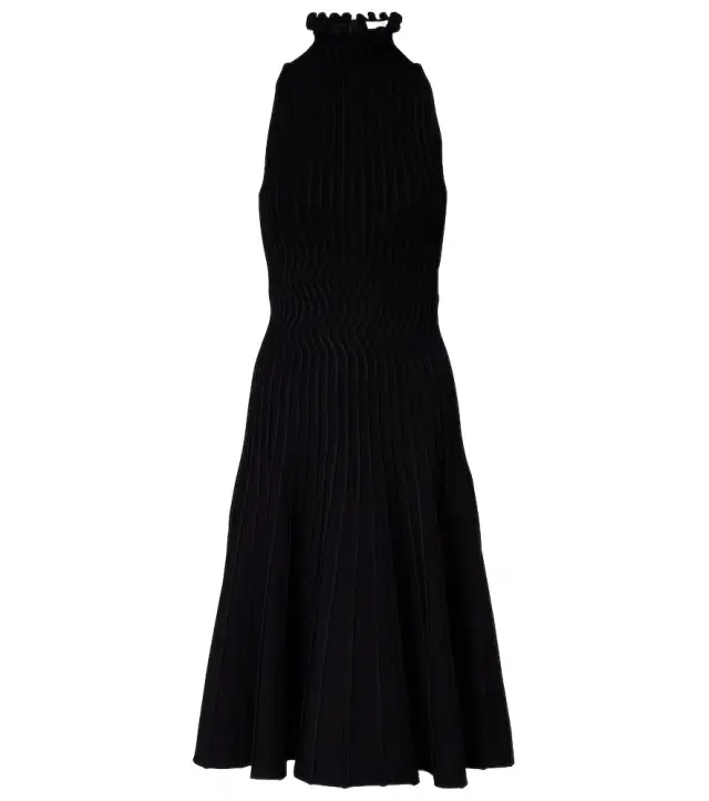 Alaia Alaïa Ribbed-knit turtleneck midi dress