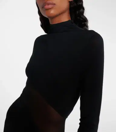 Alaia Alaïa Knitted sheer gown | Thumbnail 3 Alaia Alaïa Knitted sheer gown | Thumbnail 3