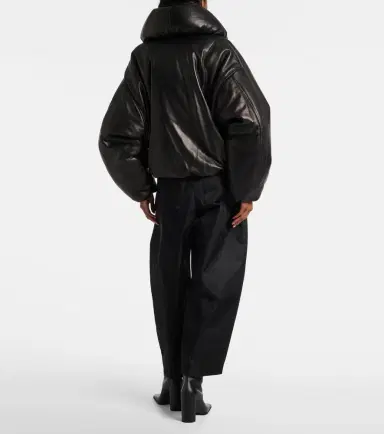 Alaïa Alaïa Leather bomber jacket | Thumbnail 6 Alaïa Alaïa Leather bomber jacket | Thumbnail 6