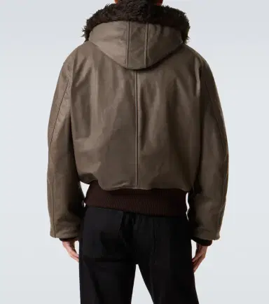 Our Legacy Compel shearling-trimmed leather jacket | Thumbnail 6 Our Legacy Compel shearling-trimmed leather jacket | Thumbnail 6